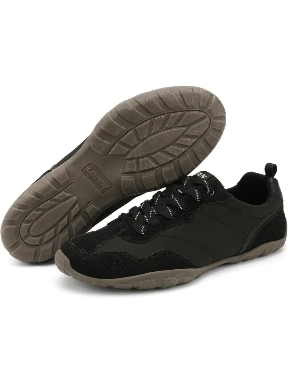 Women's Black Retro Fashion Lightweight Comfortable Walking Tennis Sneaker Shoes_4